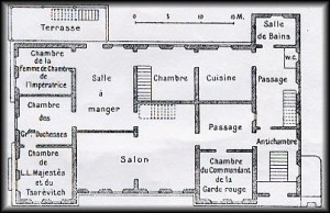 map of Ipatiev house